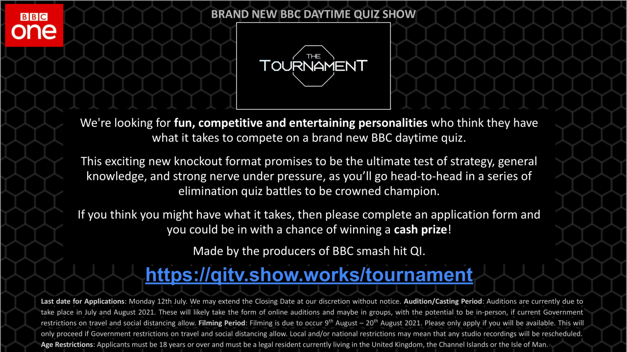 BBC One - The Tournament